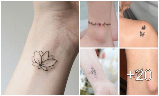 20 Mini Tatuajes para Mujeres 20 Mini Tatuajes para Mujeres