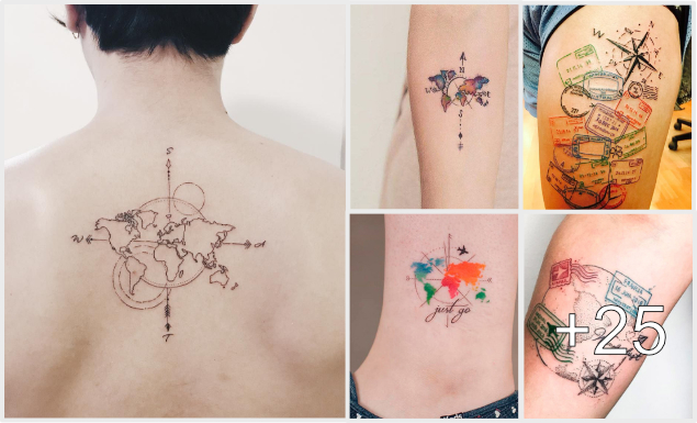 Diseños de Tatuajes Para Viajeros