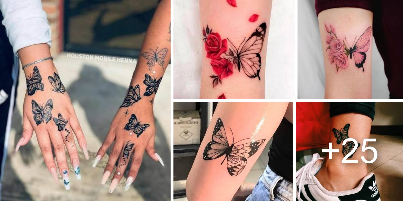 Tatuajes de mariposas con su hermoso significado